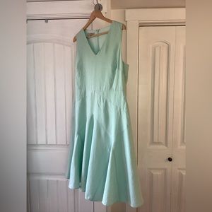 Hobbs Lined linen dress